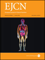 European Journal Clinical Nutrition